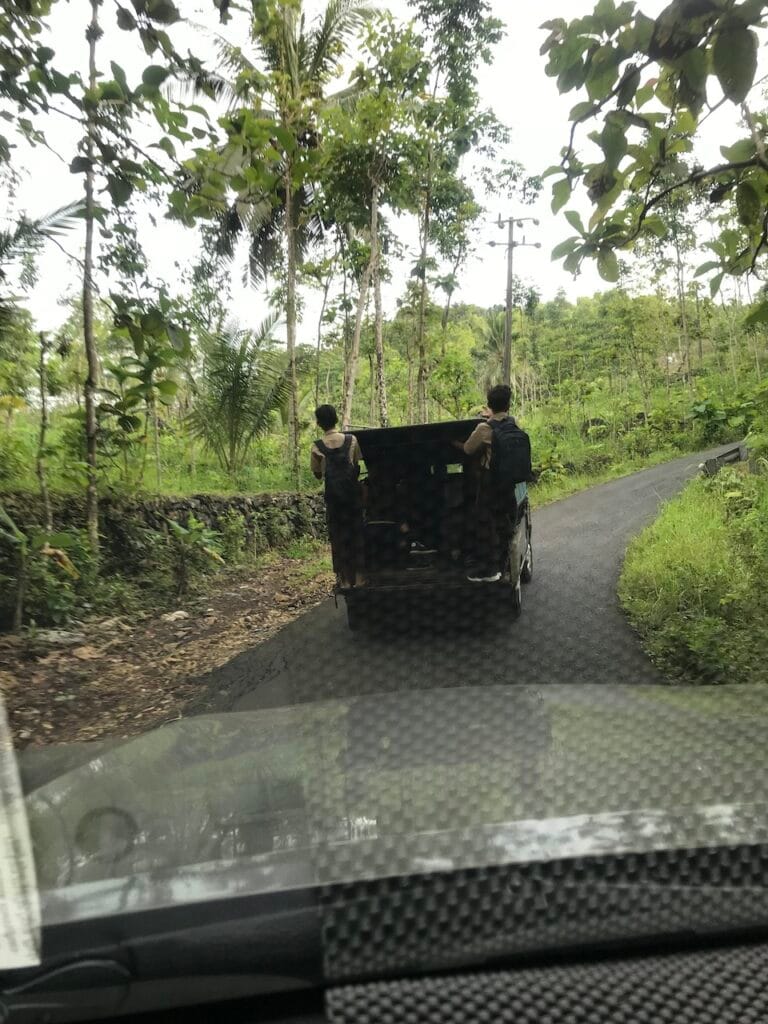 saharagems ocean villa family srau village life java 2